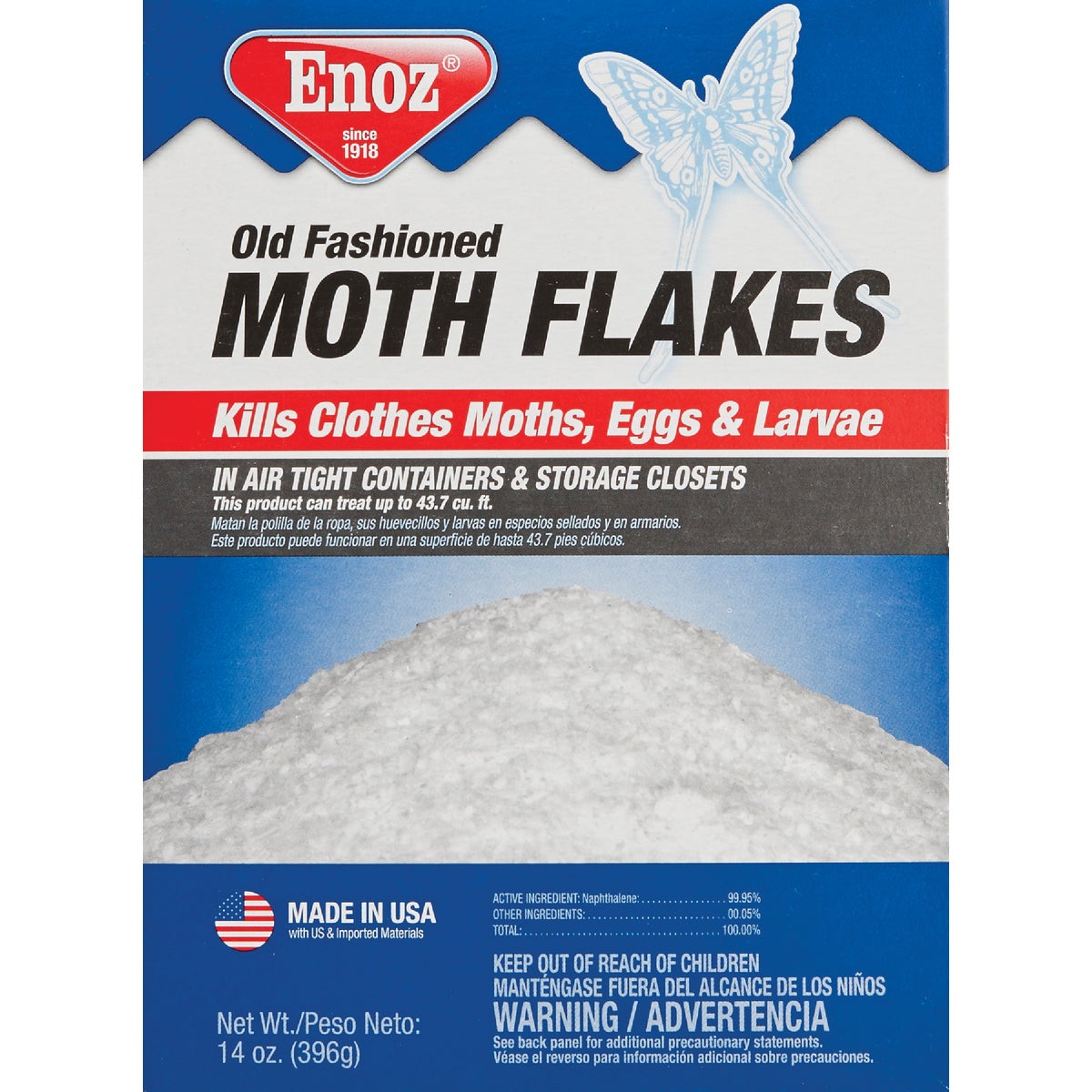 Enoz 14 Oz. Old Fashioned Naphthalene Moth Flakes