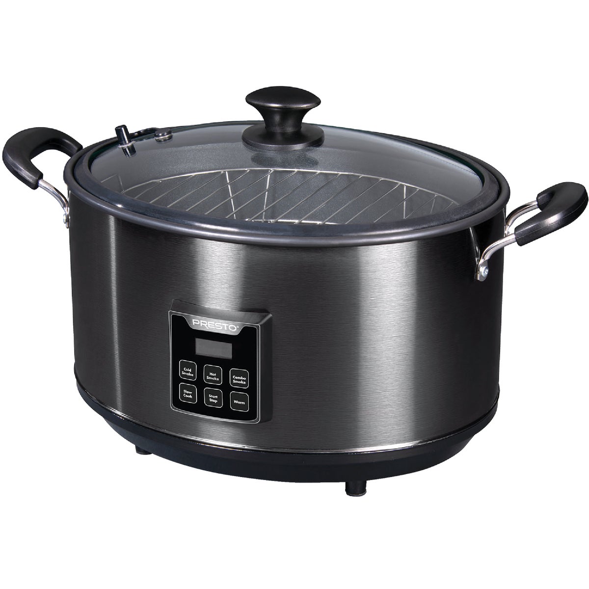 Presto 6 Qt. Black Electric Smoker/Slow Cooker