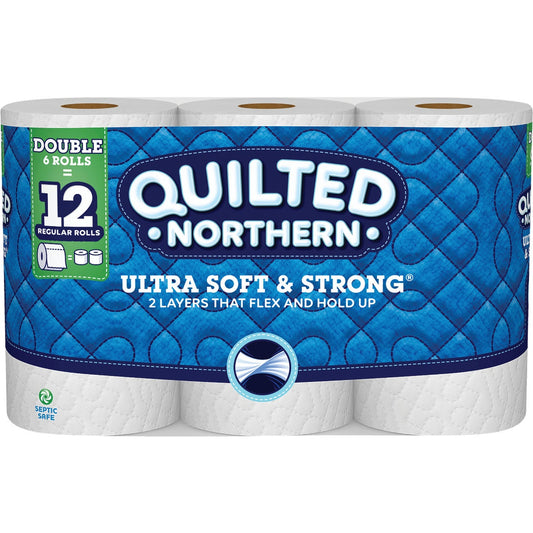 Quilted Northern Ultra Soft & Strong Toilet Paper (6 Double Rolls)