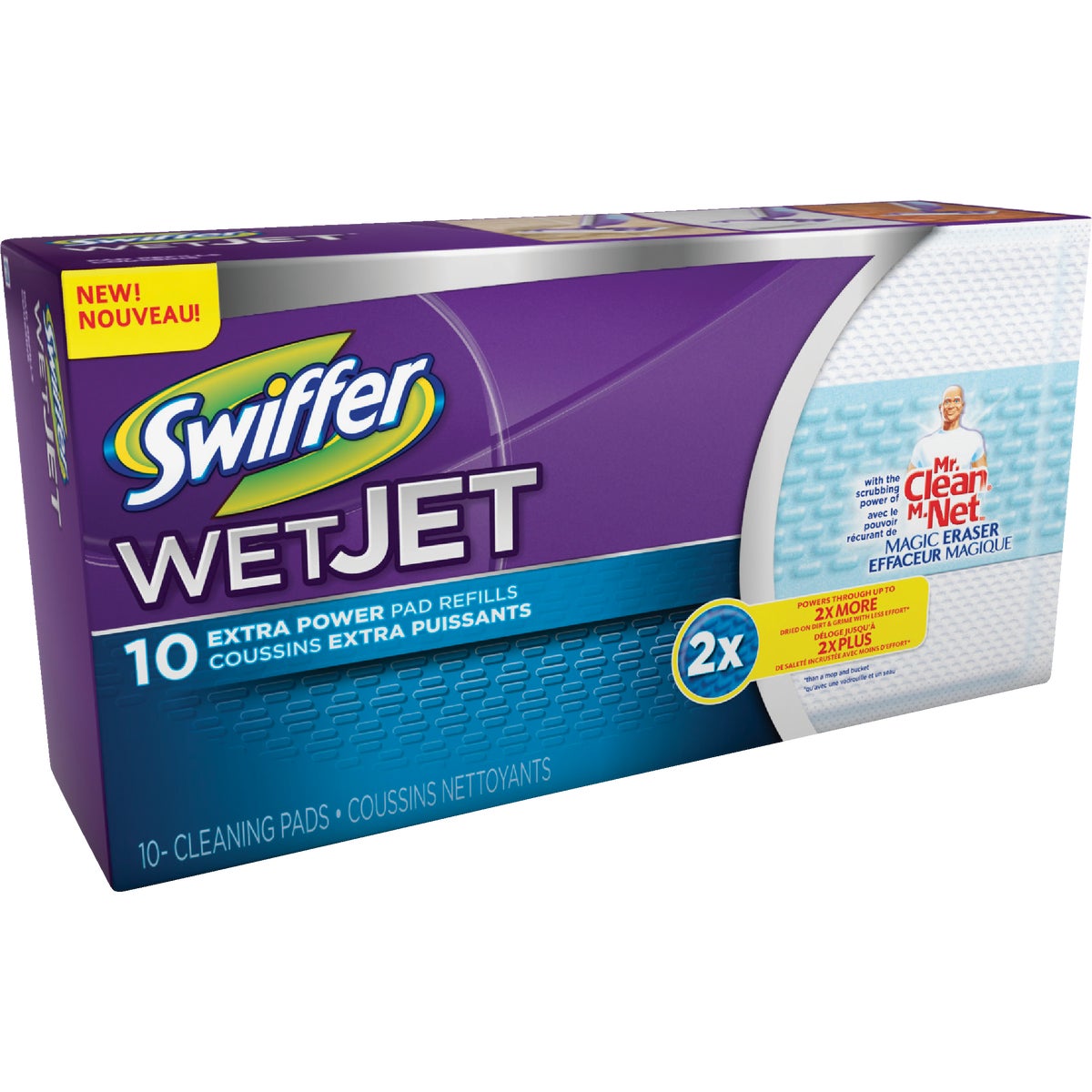 Swiffer WetJet Extra Power Wet Cloth Mop Refill (10-Count)