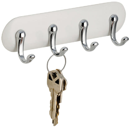 InterDesign Blumz White York Key Rack