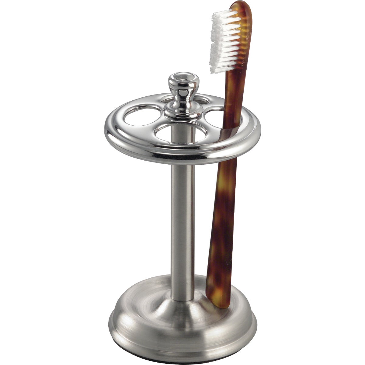 InterDesign Gia Chrome Toothbrush Holder