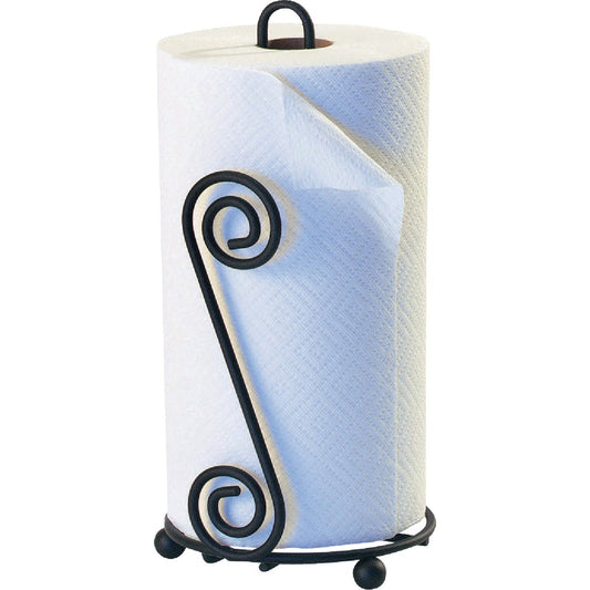 Spectrum Elegant Scroll Countertop Portable Paper Towel Holder