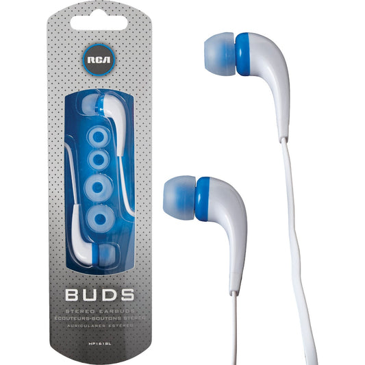 RCA Buds Blue In-Ear Stereo Earbuds