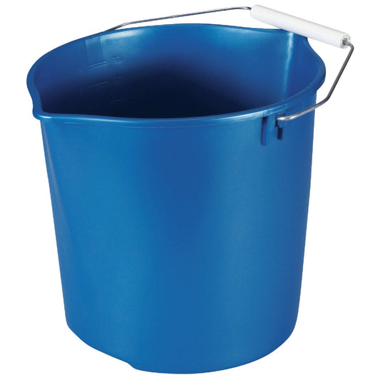 Rubbermaid Neat 'N Tidy 11 Qt. Royal Blue Bucket