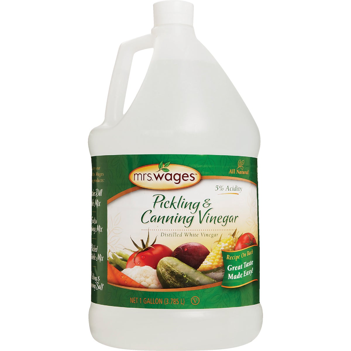 Mrs. Wages 1 Gallon Canning & Pickling Vinegar