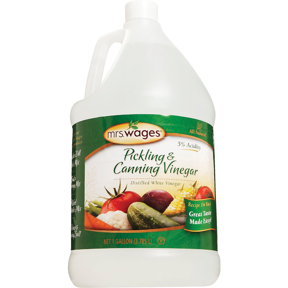 Mrs. Wages 1 Gallon Canning & Pickling Vinegar