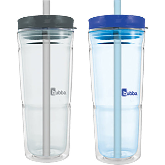 Bubba Envy 24 Oz. Blue Or Smoke Plastic Insulated Tumbler