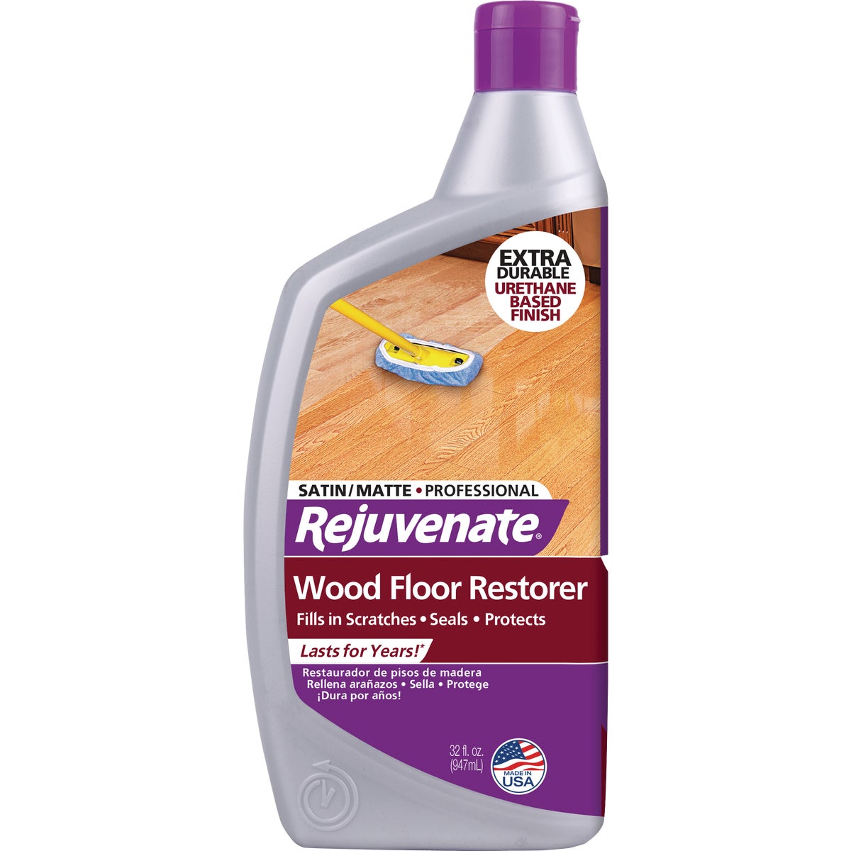 Rejuvenate 32 Oz. Satin/Matte Professional Wood Floor Restorer