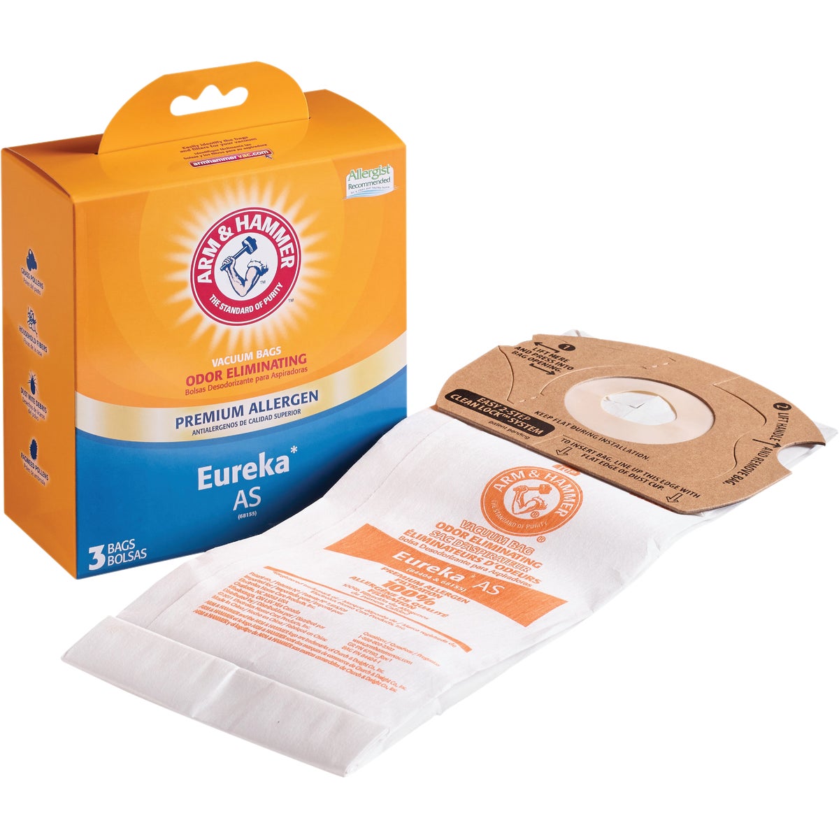 Arm & Hammer Eureka Style AS Premium Allergen Vacuum Bag (3-Pack)