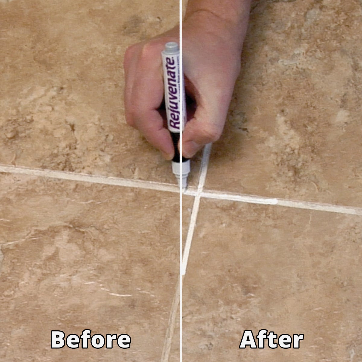 Rejuvenate Grout Renewer Pen, White (2 Count)