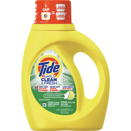 Tide Simply Clean & Fresh 40 Oz. 25 Load Liquid Laundry Detergent