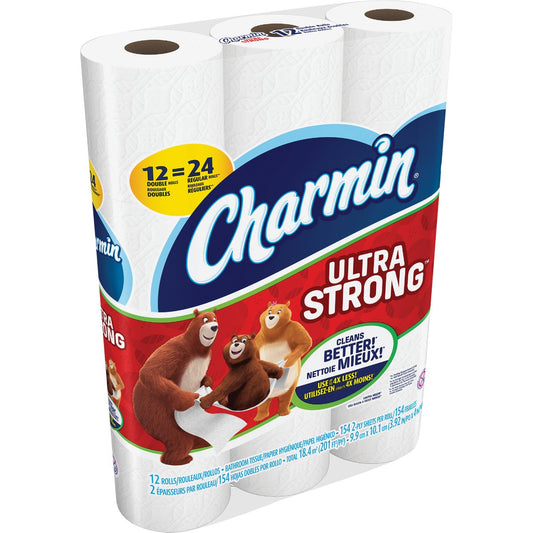 Charmin Ultra Strong Toilet Paper (12 Double Rolls)