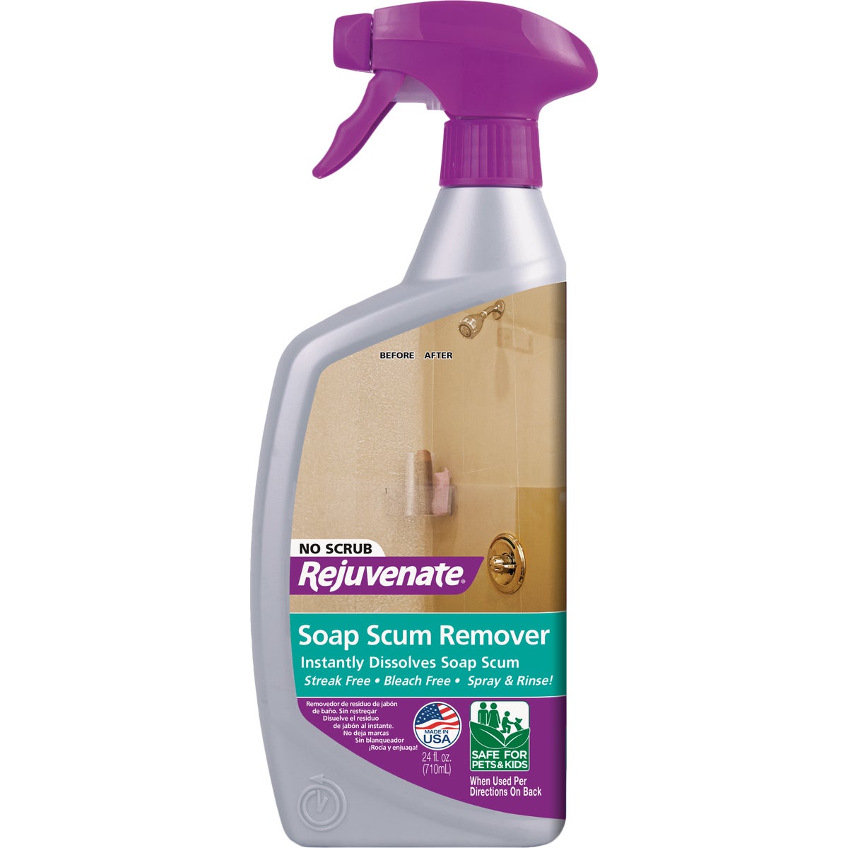 Rejuvenate 24 Oz. No Scrub Soap Scum Remover