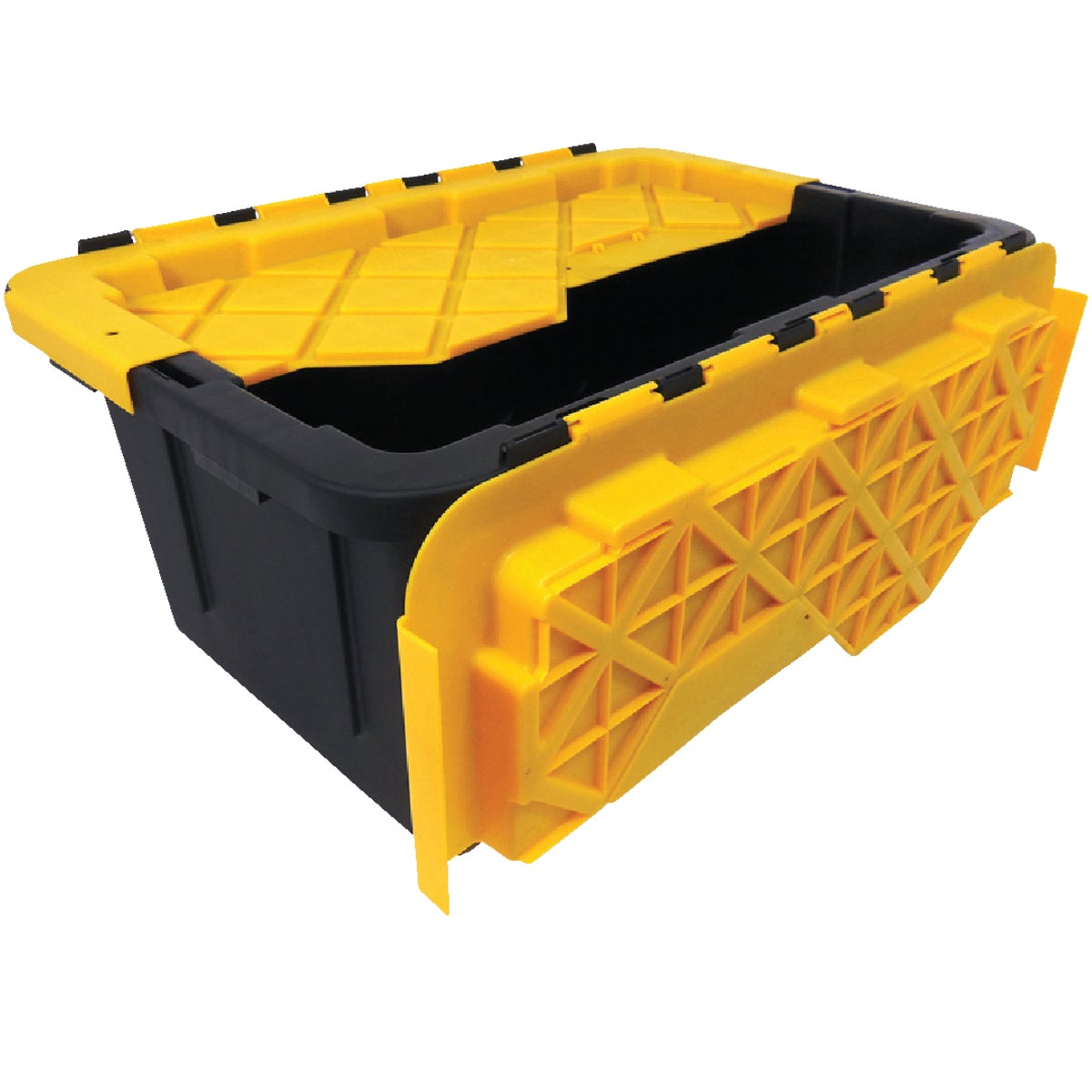 Homz Durabilt 15 Gal. Flip Lid Tough Storage Tote