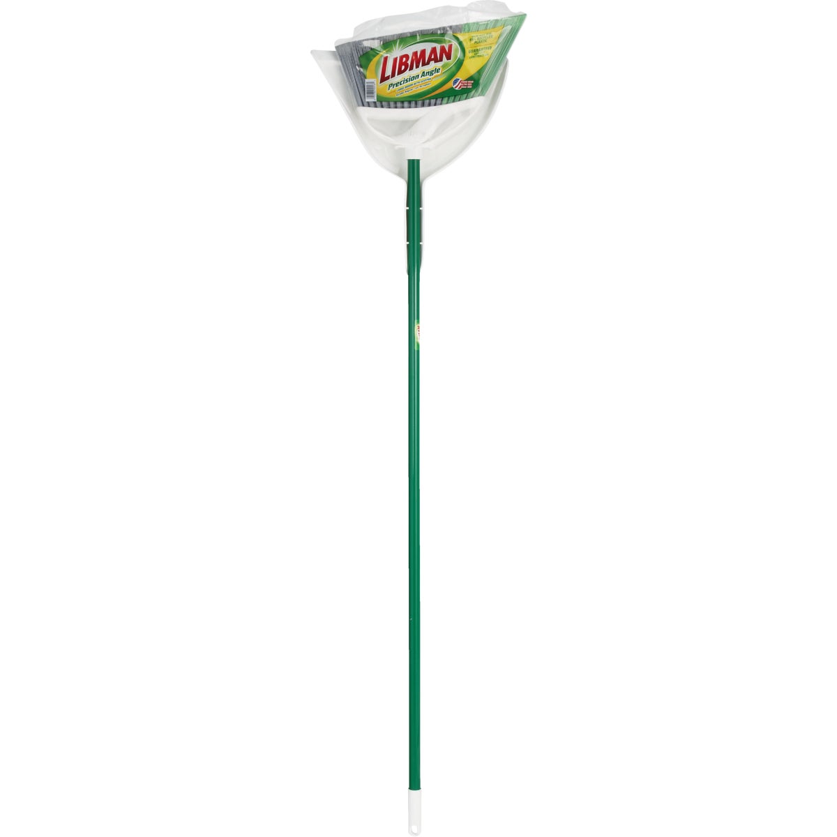 Libman 13 In. W. x 54 In. L. Steel Handle Large Precision Angle Broom with Dustpan