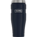 Thermos 16 Oz. Matte Blue Stainless Steel Insulated Travel Tumbler