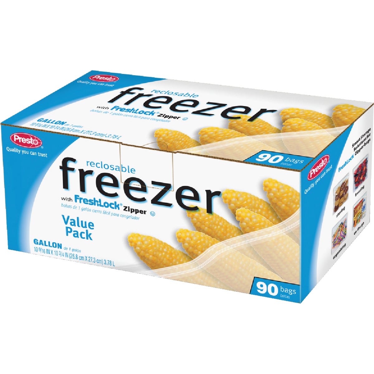 Presto 1 Gal. Reclosable Freezer Bag (90 Count)