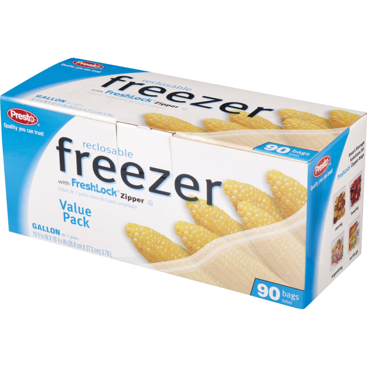 Presto 1 Gal. Reclosable Freezer Bag (90 Count)