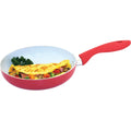 Nano 8 In. Red Ceramic Non-Stick Fry Pan
