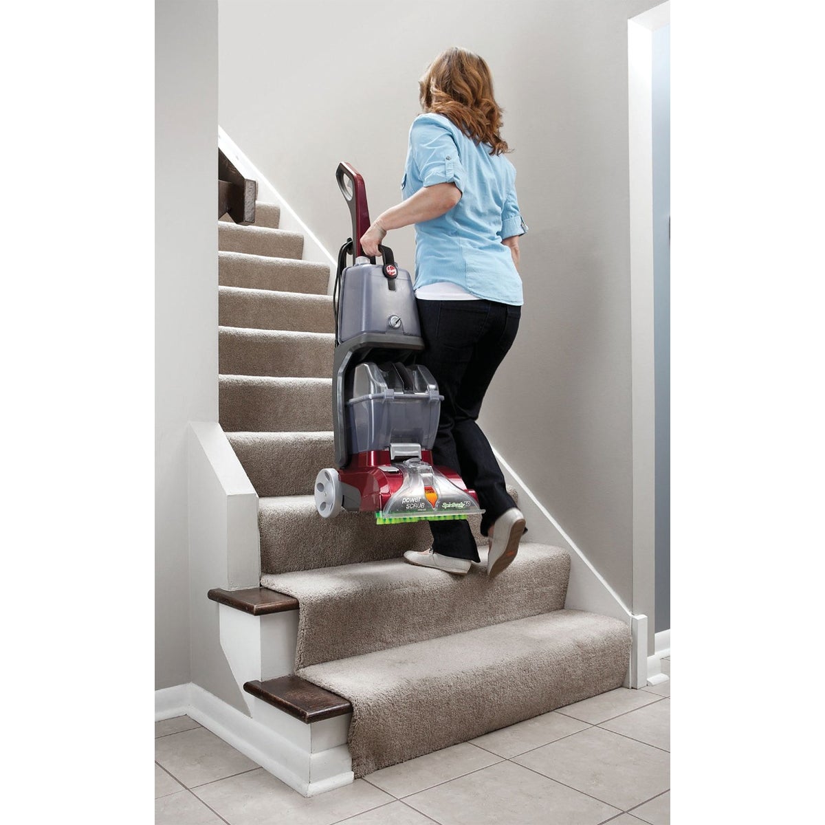 Hoover Power Scrub Deluxe 20' 1 Gal Upright Carpet Cleaner