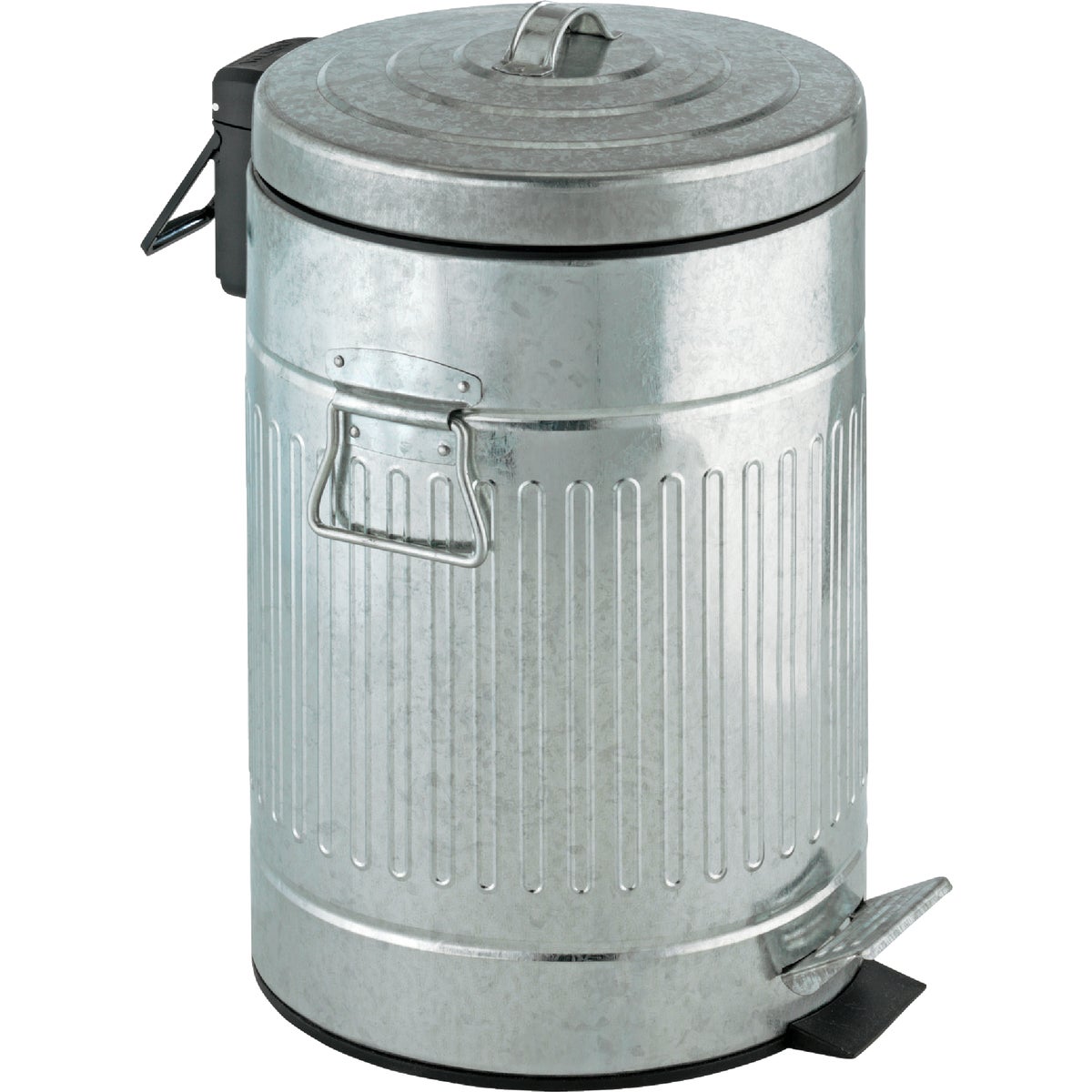 Wenko 12 Liter Steel Trash Can with Lid