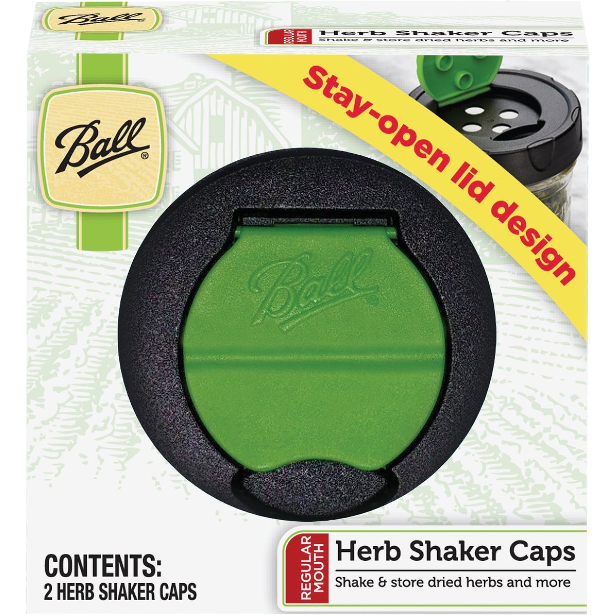 Ball Regular Mouth Herb Shaker Canning Lid (2-Count)