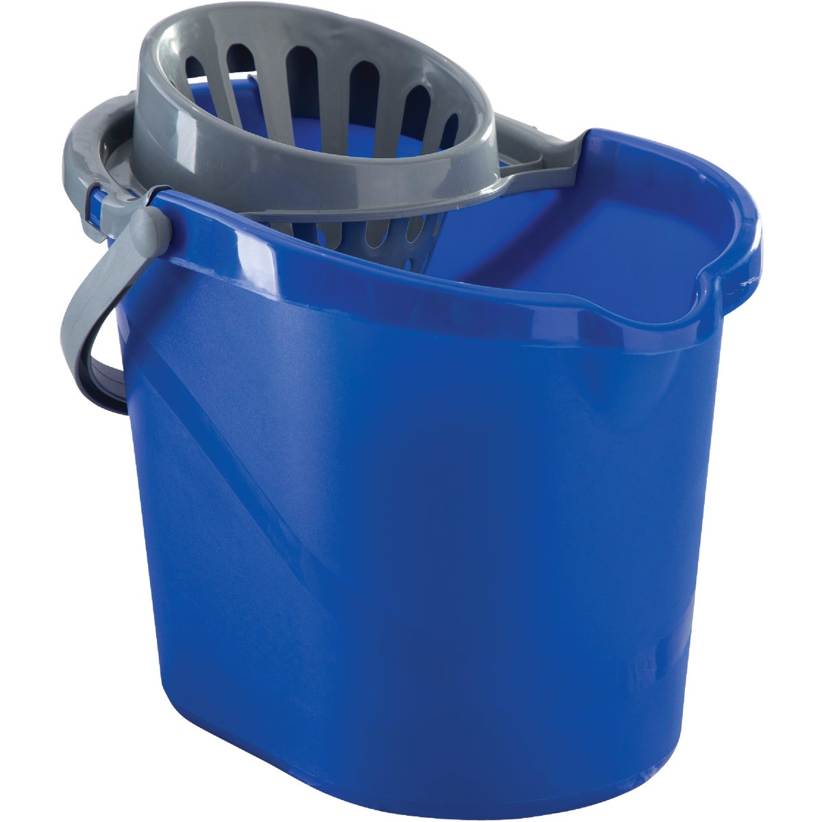 Quickie 15 Qt. Blue Mop Bucket With Wringer