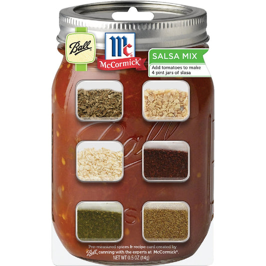 Ball & McCormick Salsa Recipe Card Mix