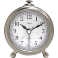 La Crosse Technology Equity Brushed Metal Battery Operated Alarm Clock