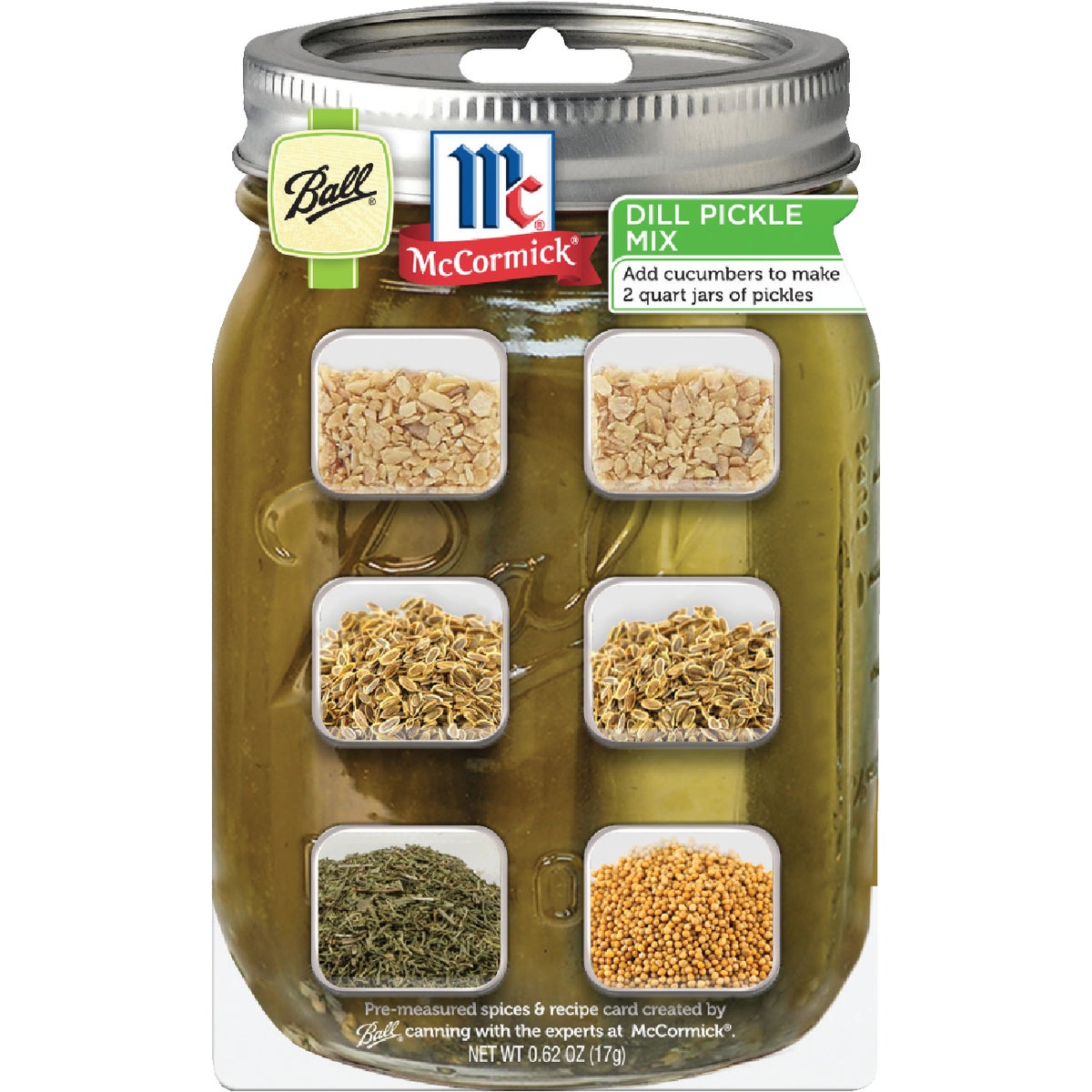 Ball & McCormick Dill Pickle Recipe Card Mix