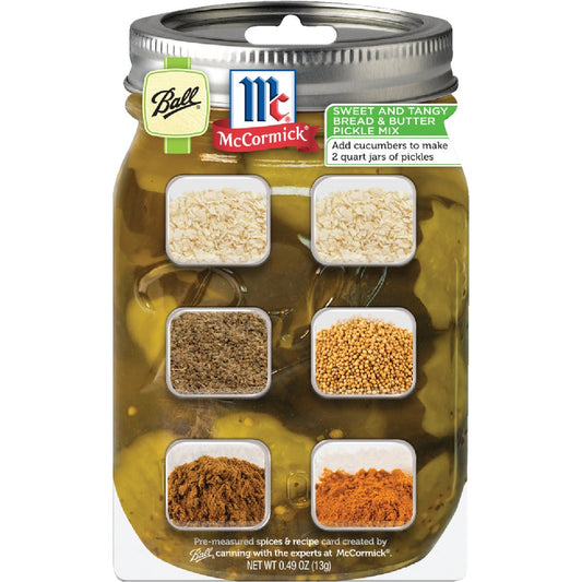 Ball & McCormick Bread & Butter Pickle Recipe Card Mix