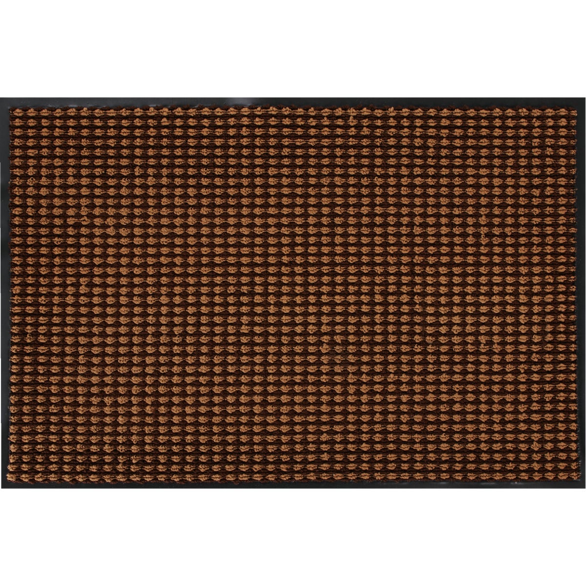 Apache Prestige Brown 24 In. x 36 In. Olefin/Vinyl Door Mat