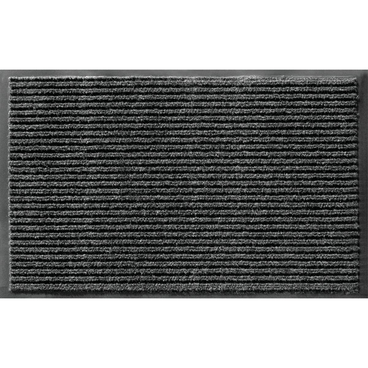 Apache Enviroback Onyx 36 In. x 60 In. Carpet/Recycled Rubber Door Mat