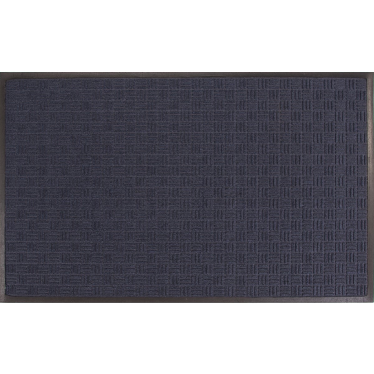 Apache Gatekeeper Blue 24 In. x 36 In. Olefin/Recycled Rubber Door Mat