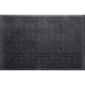 Apache Trapper Black 17 In. x 26 In. Recycled Rubber Door Mat