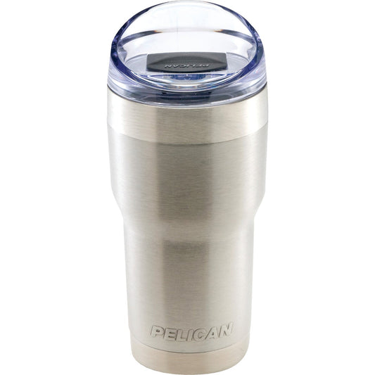 PELICAN 22 Oz. Silver Stainless Steel Insulated Tumbler with Slide Closure
