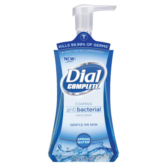 Dial Complete 7.5 Oz. Spring Water Antibacterial Foaming Hand Soap