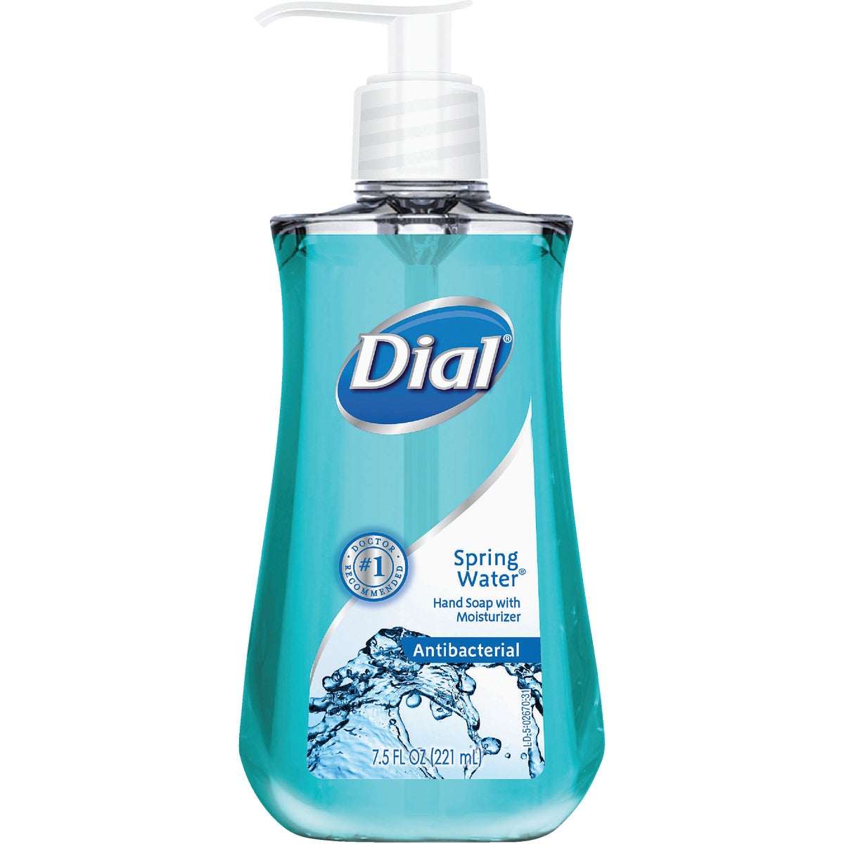 Dial 7.5 Oz. Spring Water Antibacterial Liquid Hand Soap with Moisturizer