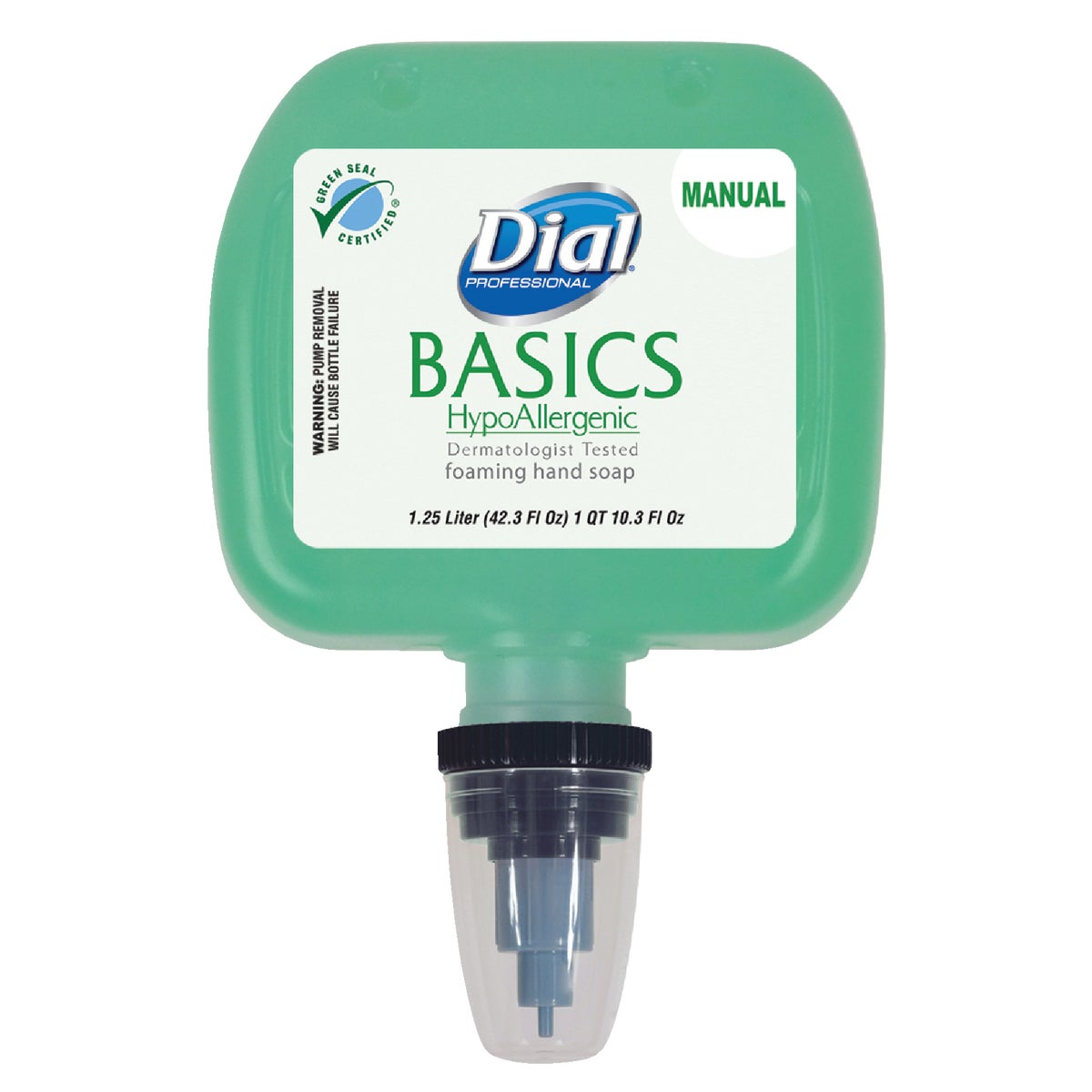 Dial Basics 1.25 Lt. HypoAllergenic Foam Hand Cleaner Refill