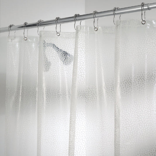 InterDesign York Graphic 72 In. x 72 In. Clear Rain Eva Shower Curtain