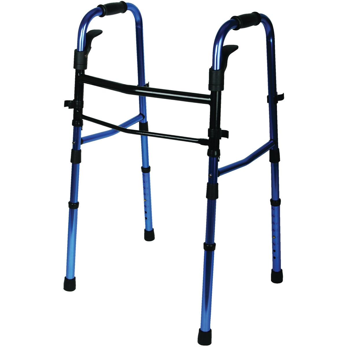 Medline Folding Walker with Wheels