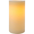 Inglow 8 In. H. x 4 In. Dia. Cream Rustic Wax Pillar Flameless Candle