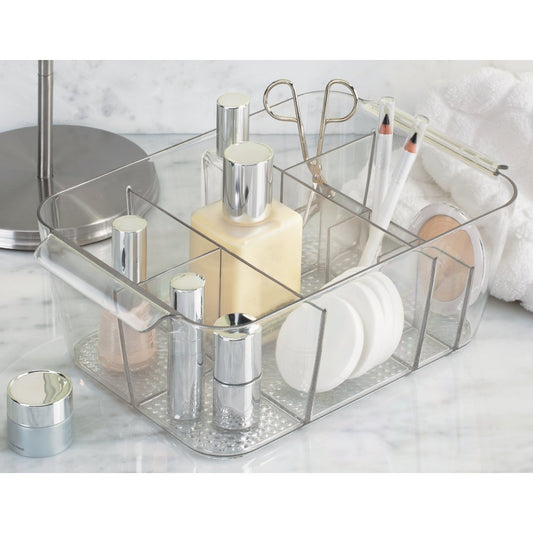 InterDesign Clarity Divided Cosmetic Storage Tray