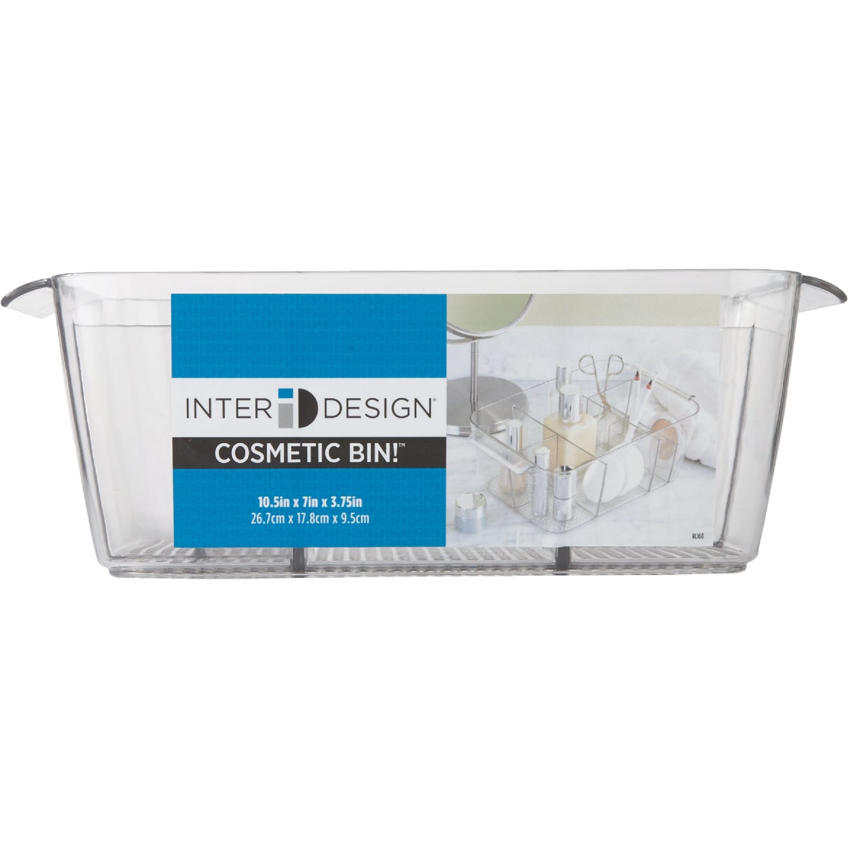 InterDesign Clarity Divided Cosmetic Storage Tray