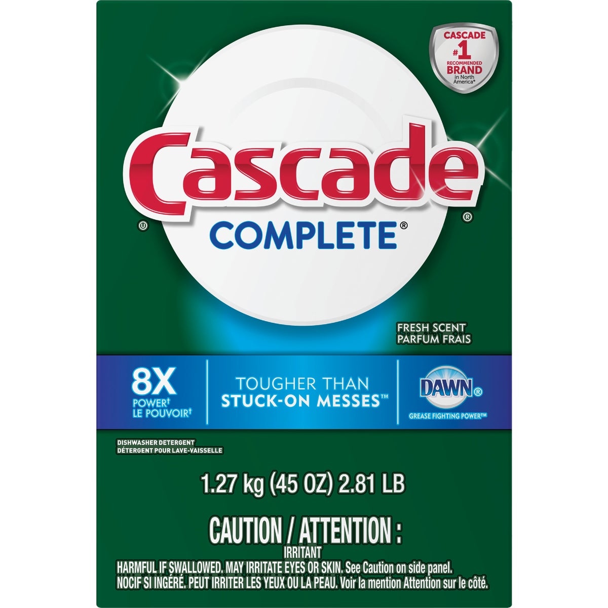 Cascade Complete 45 Oz. Powder Fresh Dishwasher Detergent