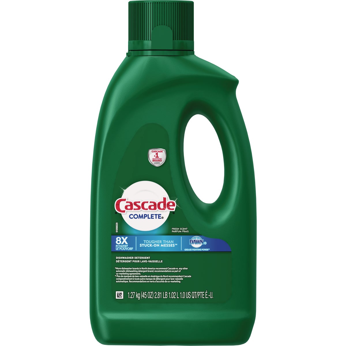 Cascade Complete 45 Oz. Liquid Gel Fresh Dishwasher Detergent