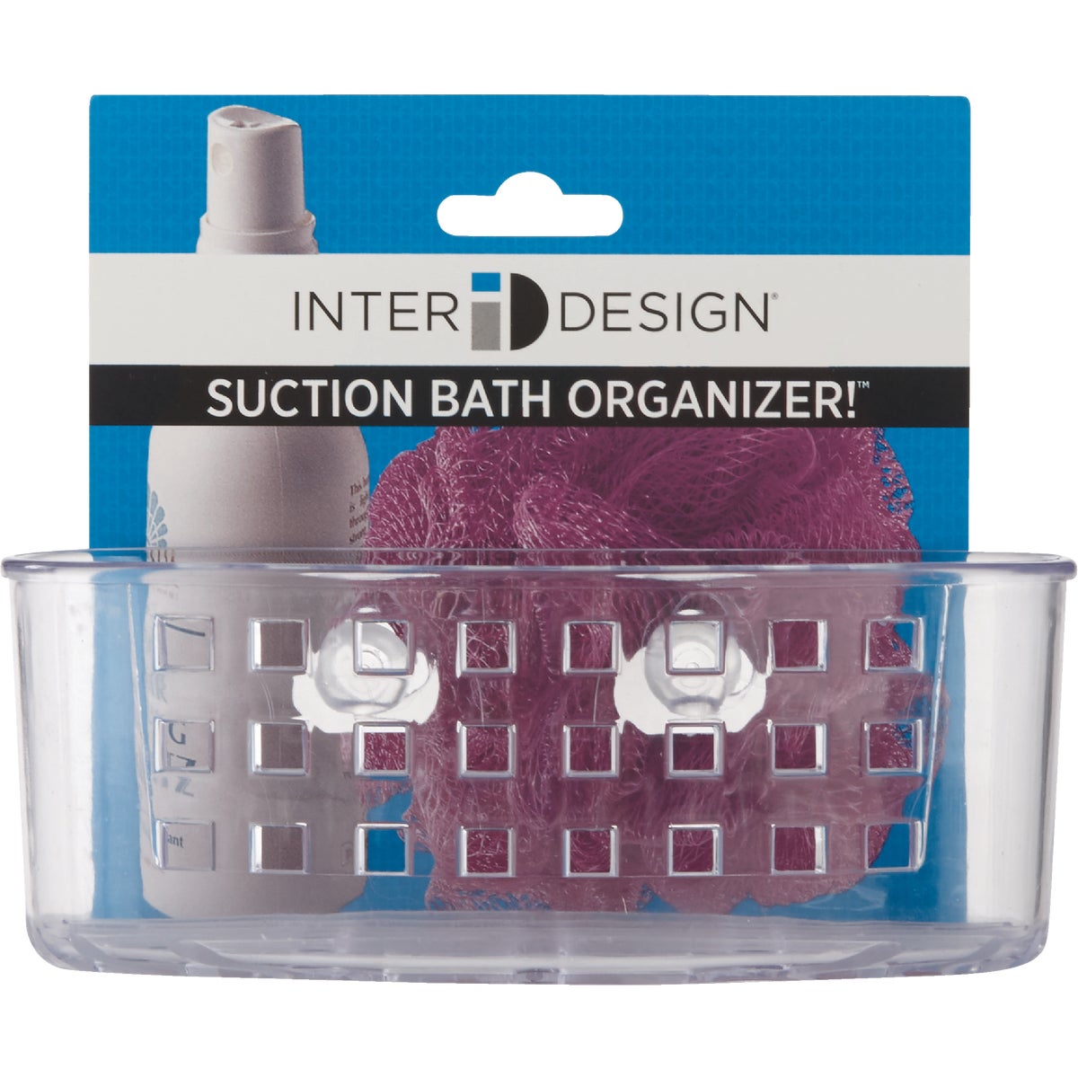 InterDesign 6.5 In. x 2 In. x 2.25 In. Suction Shower Basket