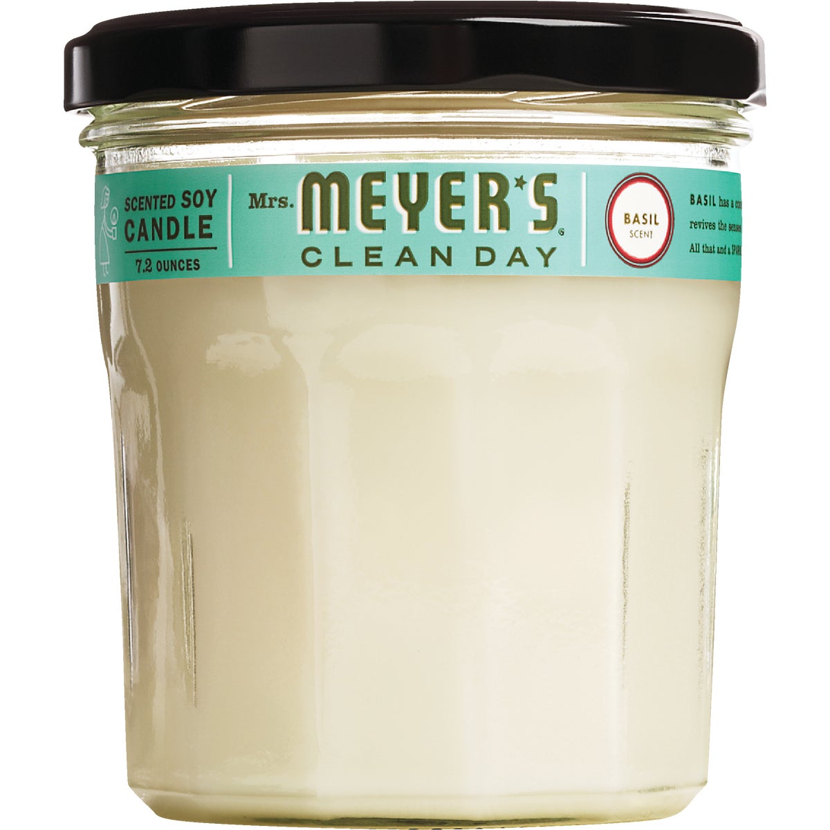 Mrs Meyer's Clean Day 7.2 Oz. Basil Jar Candle