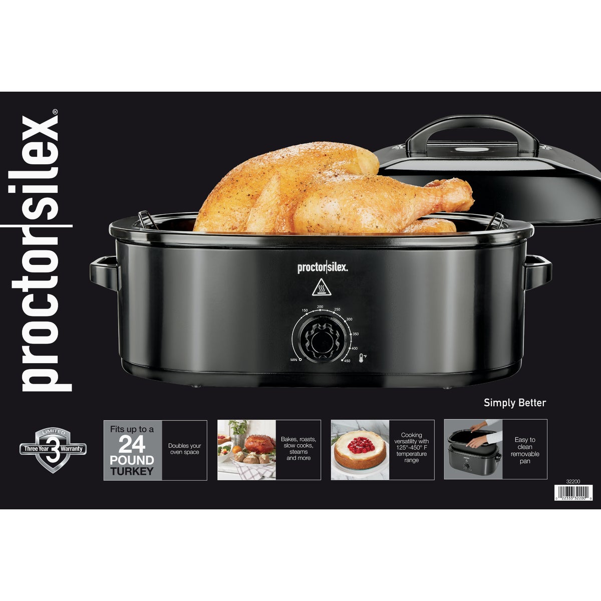 Proctor Silex 18 Qt. Stainless Steel Electric Roaster